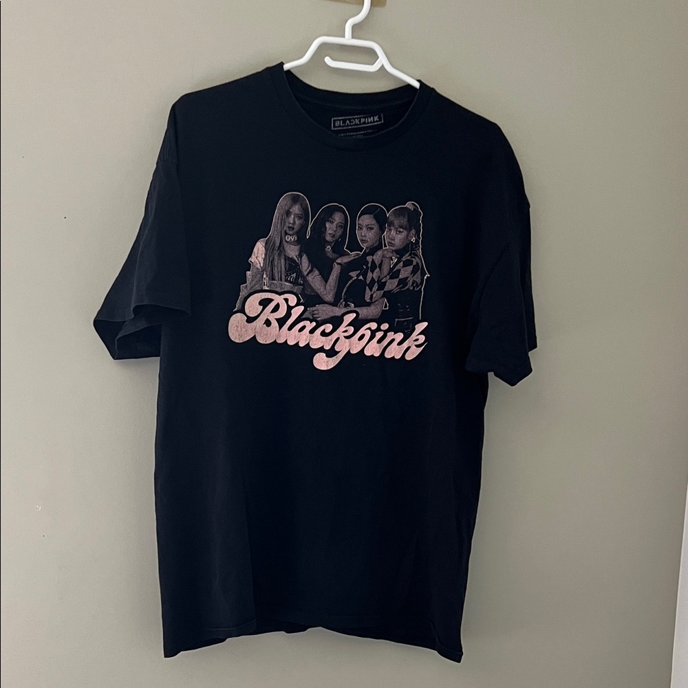 Blackpink 2022 Graphic Band T Shirt Black Pink K Pop XL